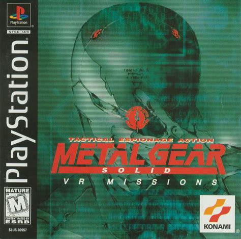 ps1 metal gear solid vr missions box art|mgs special missions.